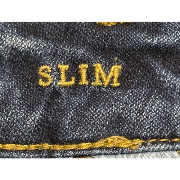 American Eagle Jeans Mens Tag Sz 26X30 Measures 29X30 Blue Slim Extreme Flex - Picture 9 of 10